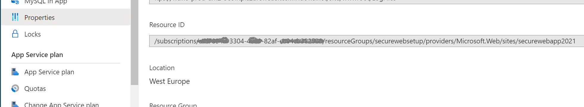 Resource ID
